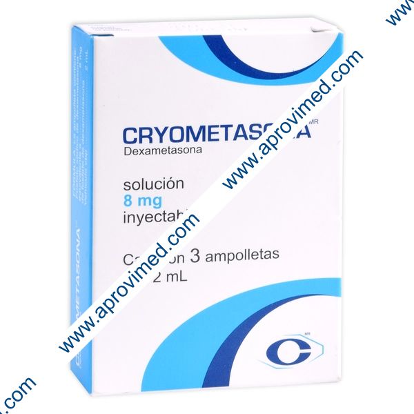 CRYOMETASONA Sol. Iny. c/3 AMPTAS. 8 MG/2 ML.