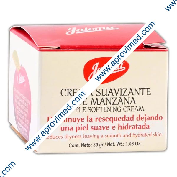 CREMA SUAVIZANTE DE MANZANA (Jaloma) Tarro c/30 G.