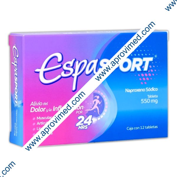 ESPASPORT c/12 TABS. 550 MG.