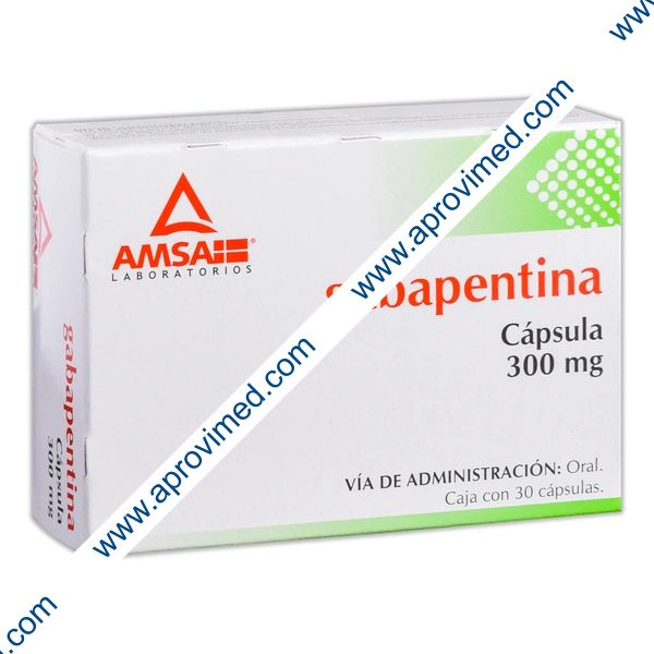 GABAPENTINA (Amsa) c/30 CAPS. 300 MG.