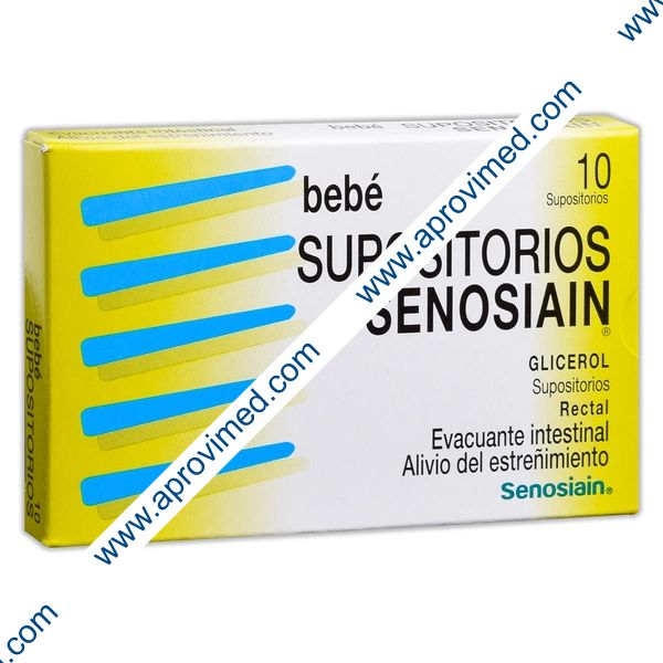 SUPOSITORIOS SENOSIAIN BEBE c/10 SUPS. 1.478 G.
