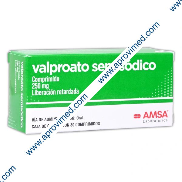 VALPROATO SEMISÓDICO (Amsa) c/30 COMPS. L.R. 250 MG.