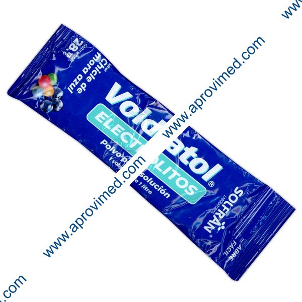 VOLDRATOL POLVO Sab. CHICLE DE MORA AZUL c/1 SOBRE 28.13 G. p/1 L.