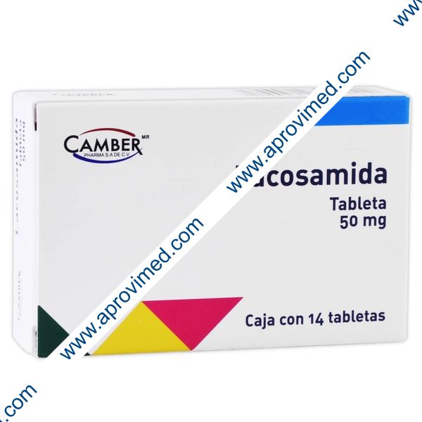 LACOSAMIDA (Camber) c/14 TABS.  50 MG.
