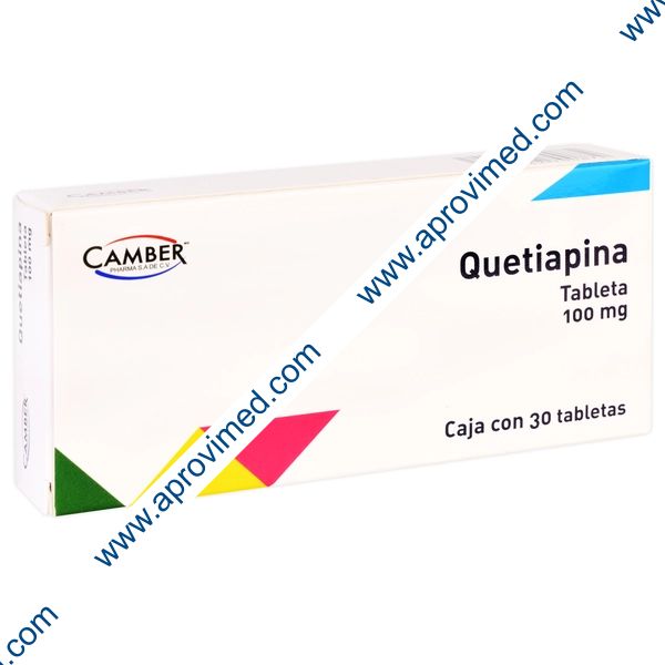 QUETIAPINA (Camber) c/30 TABS. 100 MG.