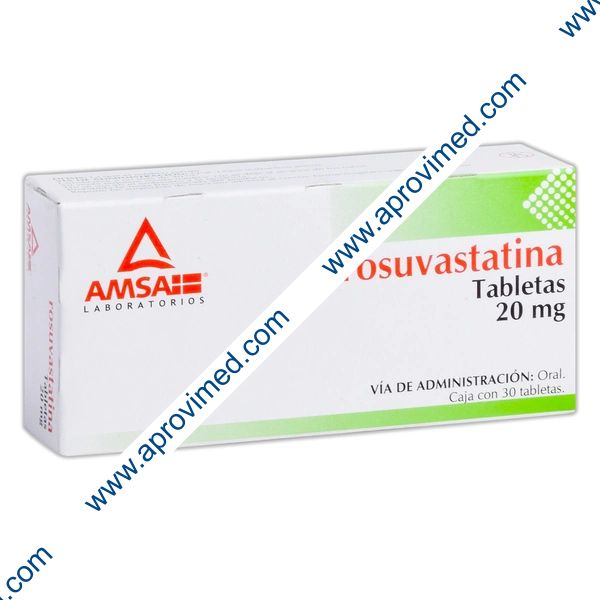 ROSUVASTATINA (Amsa) c/30 TABS. 20 MG.