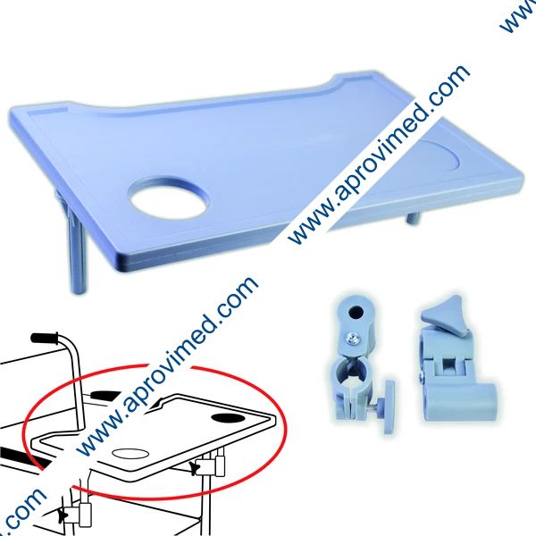 MESA UNIVERSAL PARA SILLA DE RUEDAS Plástico (Color Gris).