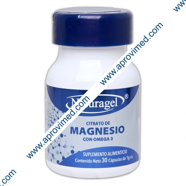 CITRATO DE MAGNESIO CON OMEGA-3 (Naturagel) c/30 CAPS. 1 G.