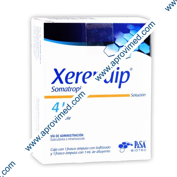 XERENDIP Sol. Iny.  4 UI. c/1 FCO. AMP. Liofdo. y 1 FCO. AMP. 1 ML. Diluyente.