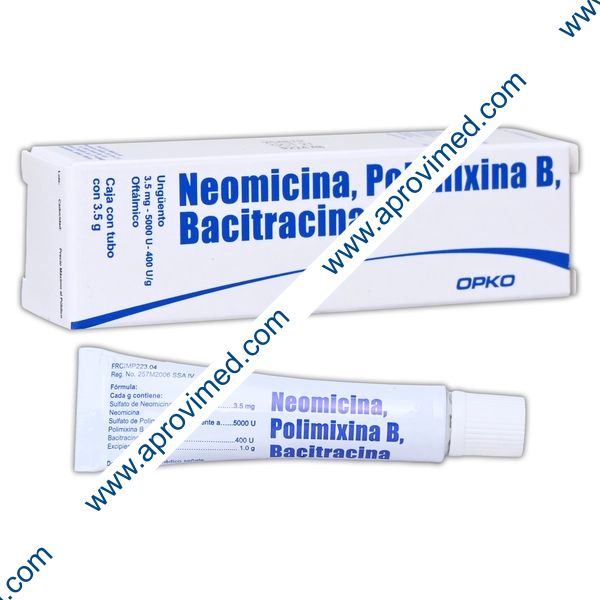 NEOM+PLMXNA B+BACTNA (Opko) Ungto. Oft. 3.5 G. 3.5mg-5000ui-400ui/1 G.