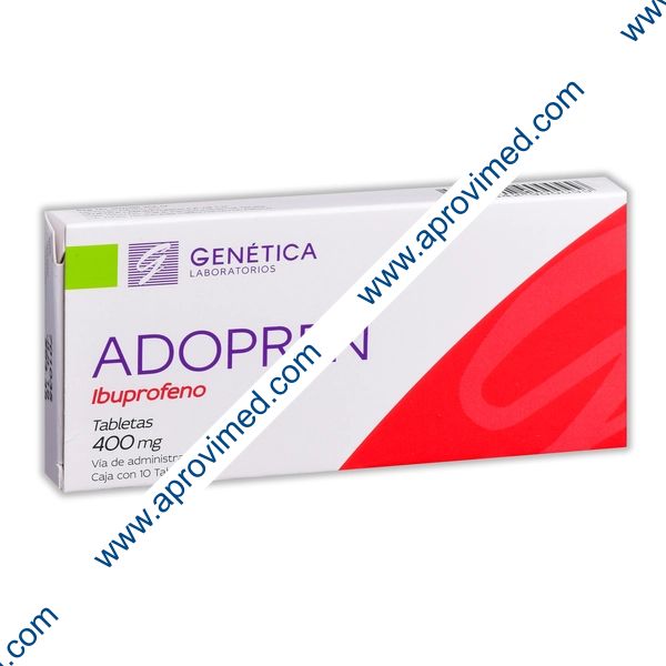 ADOPREN Caja c/10 TABS. 400 MG.
