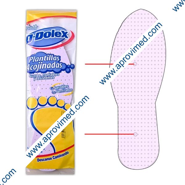 O-DOLEX PLANTILLAS ACOJINADAS Normal Unisex No. 7 c/1 Par.
