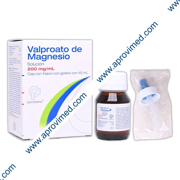 VALPROATO de MAGNESIO (Psicofarma) SOL. Fco. Gotero 40 ML. 200 MG/1 ML.