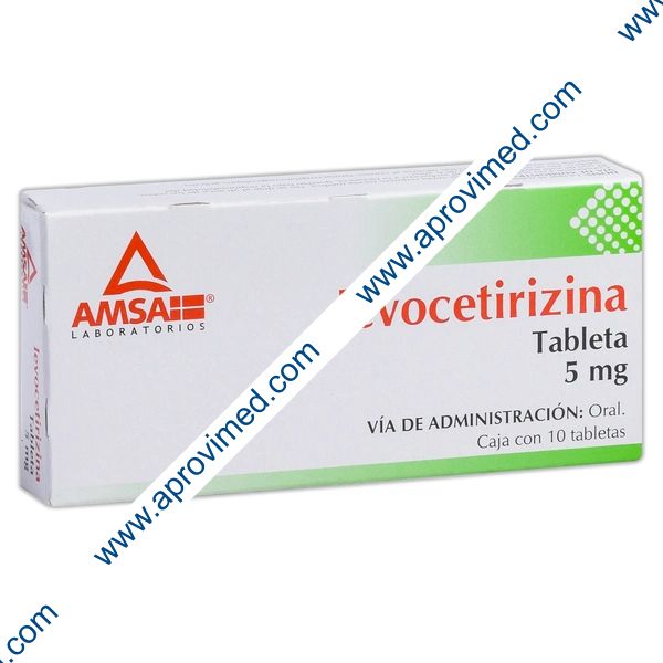 LEVOCETIRIZINA (Amsa) c/10 TABS. 5 MG.