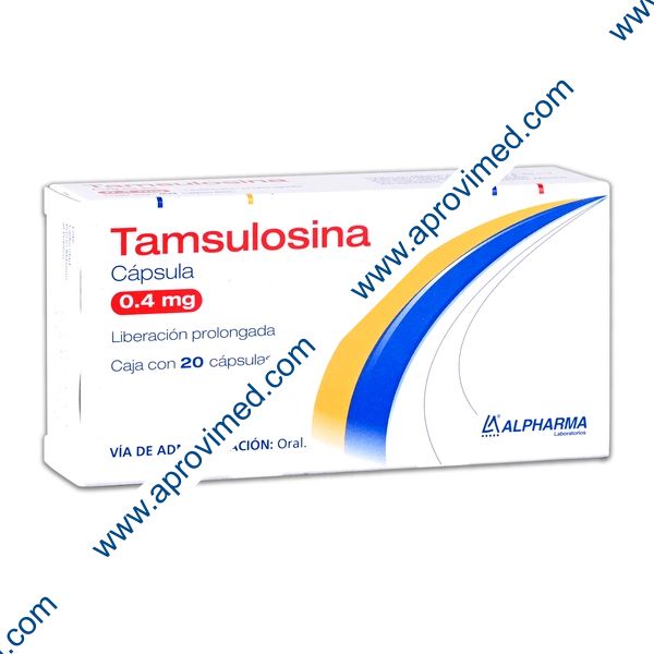 TAMSULOSINA (Alpharma) c/20 CAPS. L.P. 0.4 MG.