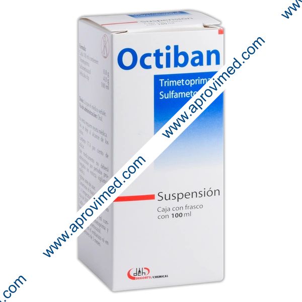 OCTIBAN SUSP. Fco. 100 ML. 40-200 MG/5 ML.