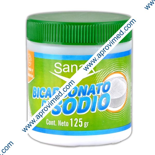 BICARBONATO de SODIO (Sana-X) Tarro 125 G.