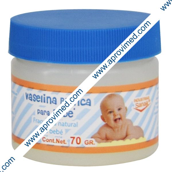 VASELINA BLANCA PARA BEBÉ (Sanax) Tarro c/ 70 G.