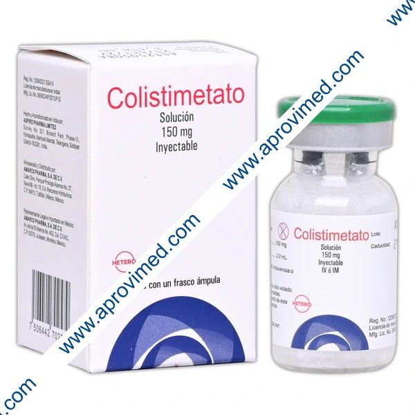 COLISTIMETATO (Hetero) Sol. Iny. c/1 FCO. AMP. 150 MG/2 ML.