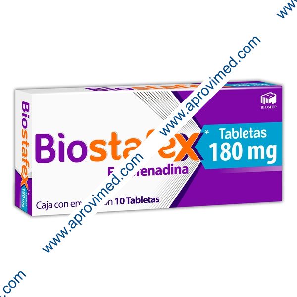 BIOSTAFEX c/10 TABS. 180 MG.