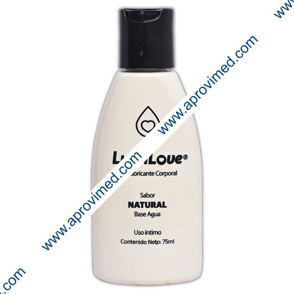 LUBRILOVE GEL Lubricante Corporal SAB. NATURAL Fco. 75 ML.