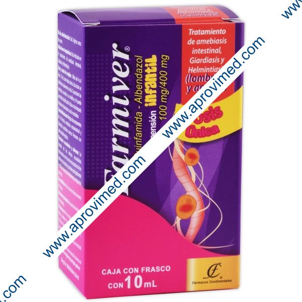 FARMIVER SUSP. Infantil Fco. 10 ML. 100-400 MG/10 ML.