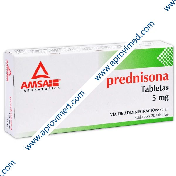 PREDNISONA (Amsa) c/20 TABS.  5 MG.