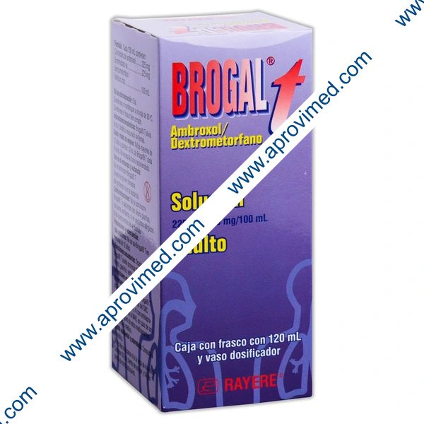 BROGAL-T SOL. Adulto Fco. 120 ML. 225-225 MG/100 ML.