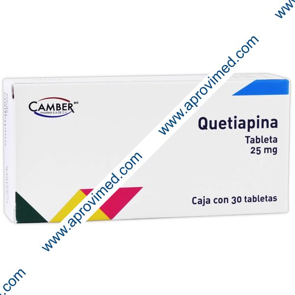 QUETIAPINA (Camber) c/30 TABS.  25 MG.