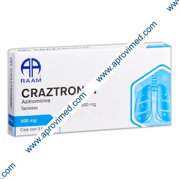 CRAZTRONIN  c/3 TABS. 500 MG.