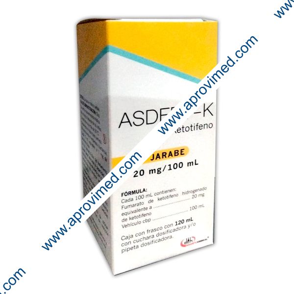 ASDERT-K JARABE Fco. 120 ML. 20 MG/100 ML.