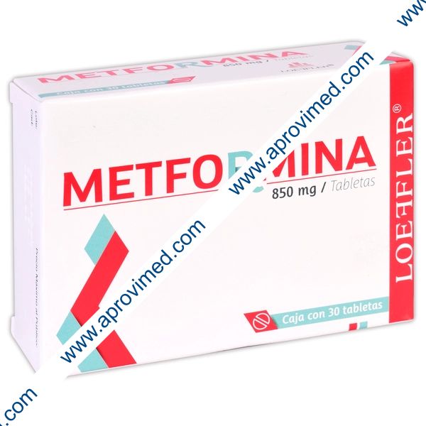 METFORMINA (Loeffler) c/30 TABS. 850 MG.