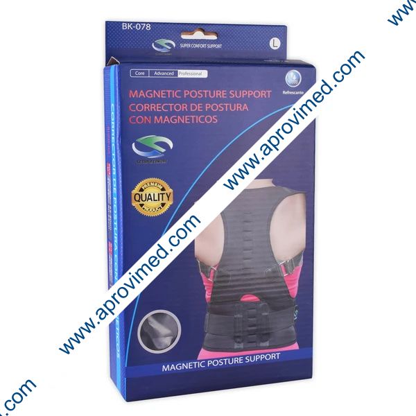 CORRECTOR DE POSTURA CON MAGNÉTICOS Talla GRANDE (95-110cm) c/1 Pza.