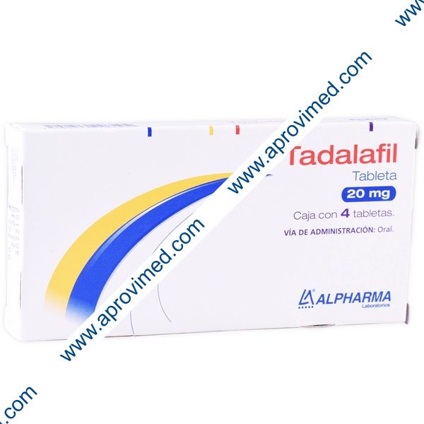 TADALAFIL (Alpharma) c/4 TABS. 20 MG.