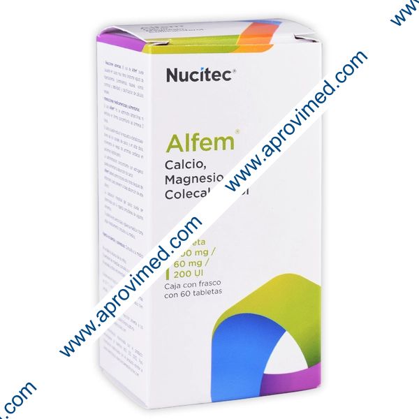 ALFEM c/60 TABS. 600 MG/60 MG/200 UI.