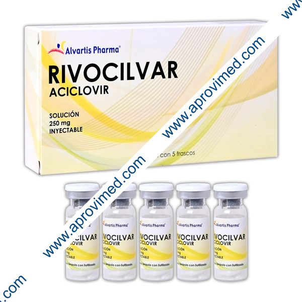 RIVOCILVAR Sol. Iny. c/5 FCOS. AMP. 250 MG/10 ML.