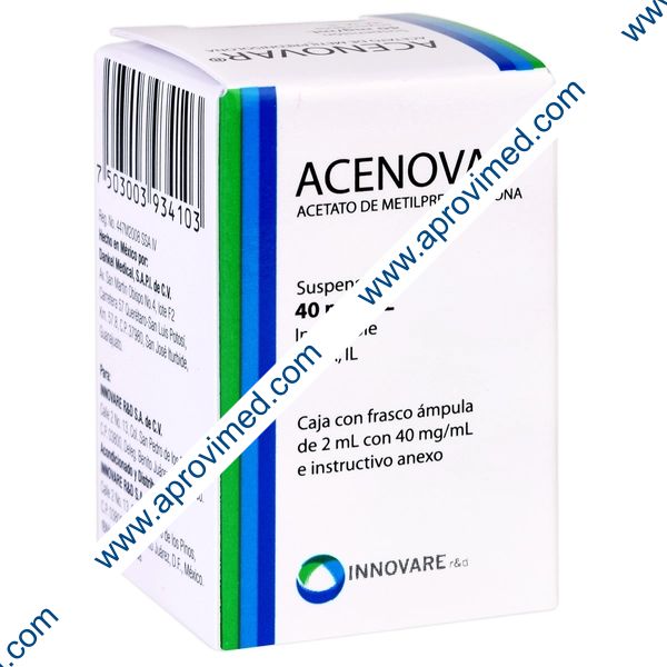 ACENOVAR Susp. Iny. c/1 FCO. AMP. 2 ML. 40 MG/1 ML.