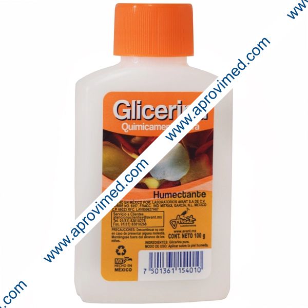 GLICERINA PURA LIQUIDA (Avant) Fco. 100 G.
