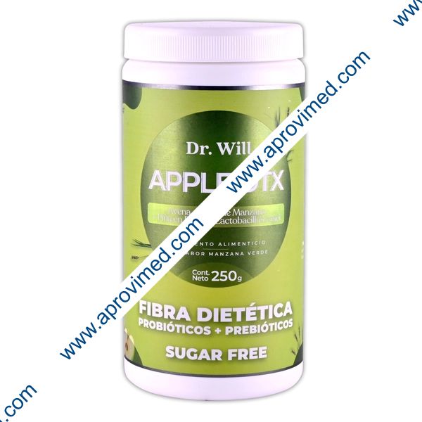 APPLE DTX POLVO Sab. MANZANA VERDE s/Azúcar Fco. 250 G.