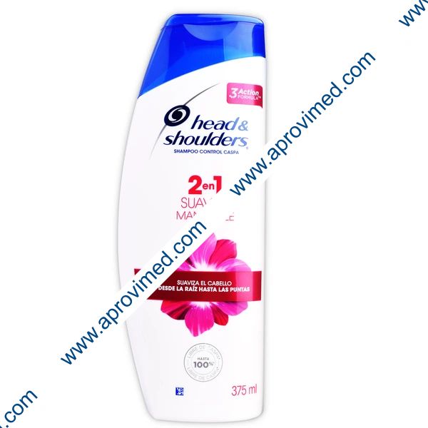 HEAD&SHOULDERS 2en1 Suave y Manejable SHAMPOO Fco. 375 ML.