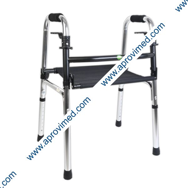 ANDADERA de ALUMINIO c/ASIENTO (Eko-Mobility) Color Plata.