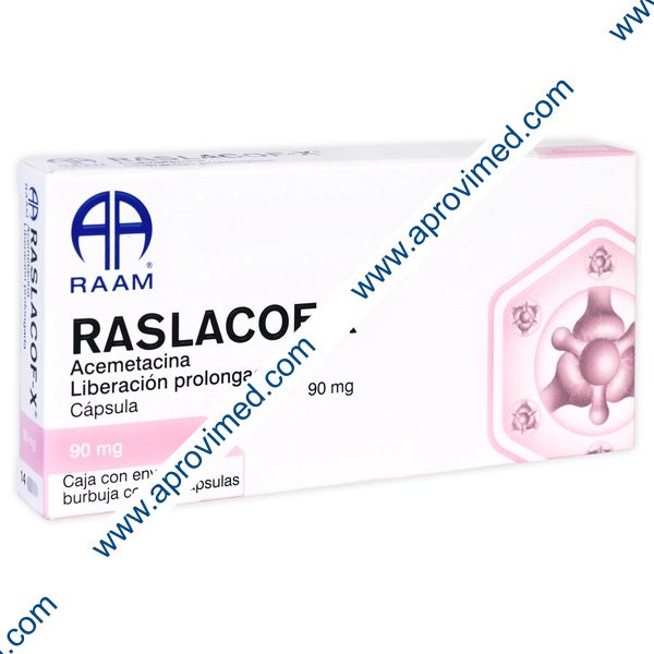 RASLACOF-X c/14 CAPS. L.P. 90 MG.