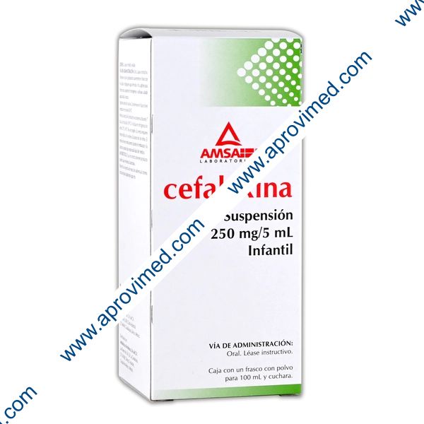 CEFALEXINA (Amsa) SUSP. Fco. 100 ML. 250 MG/5 ML.