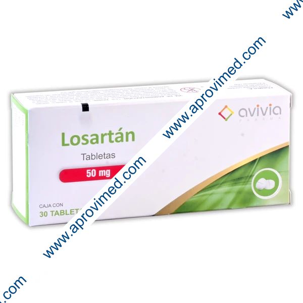 LOSARTÁN (Avivia) c/30 TABS. 50 MG.