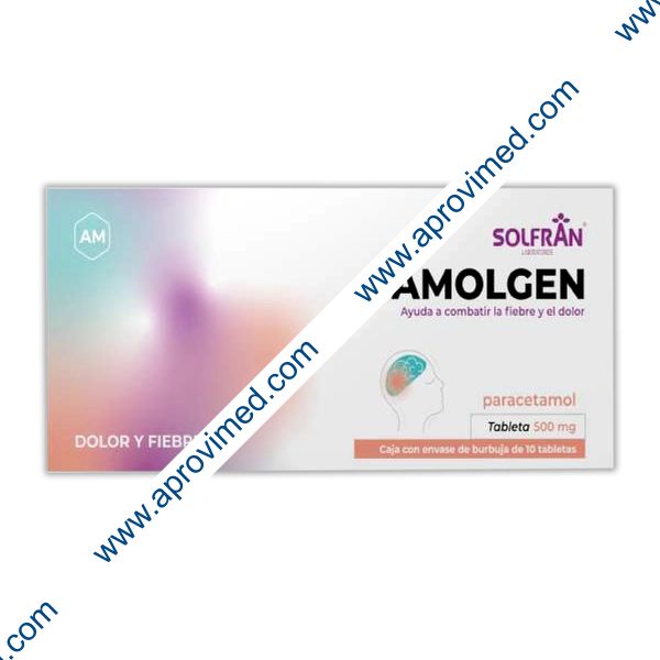 AMOLGEN c/10 TABS. 500 MG.