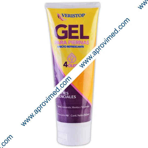 VERISTOP 4 ÓLEOS GEL Para Piernas Tubo c/250 ML.
