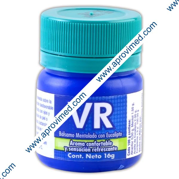 VR BÁLSAMO MENTOLADO c/EUCALIPTO Tarro c/16 G.