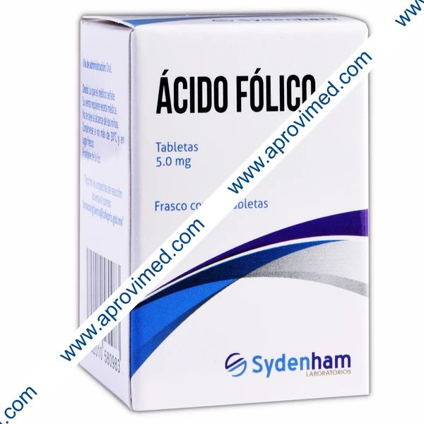 ÁCIDO FÓLICO (Sydenham) c/92 TABS. 5 MG.