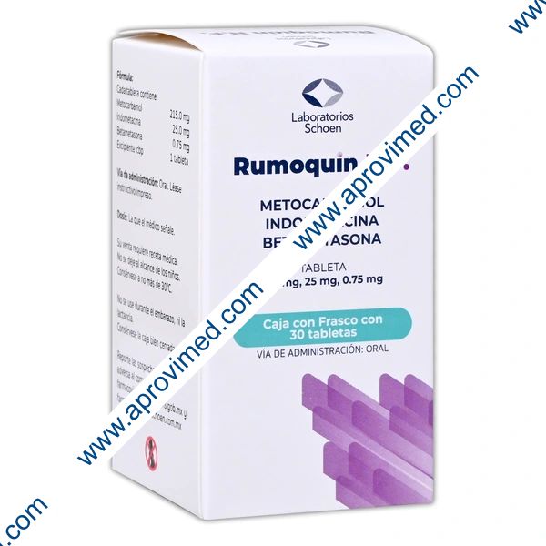 RUMOQUIN N.F. c/30 TABS. 215/25/0.75 MG.