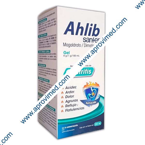 AHLIB GEL Fco. 250 ML. 8-1 G/100 ML.